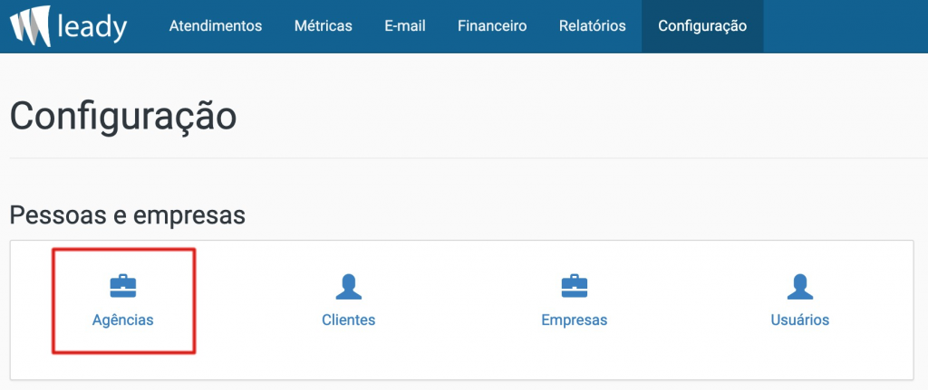 sistema-leady-configuração-conta-bancária-padrão