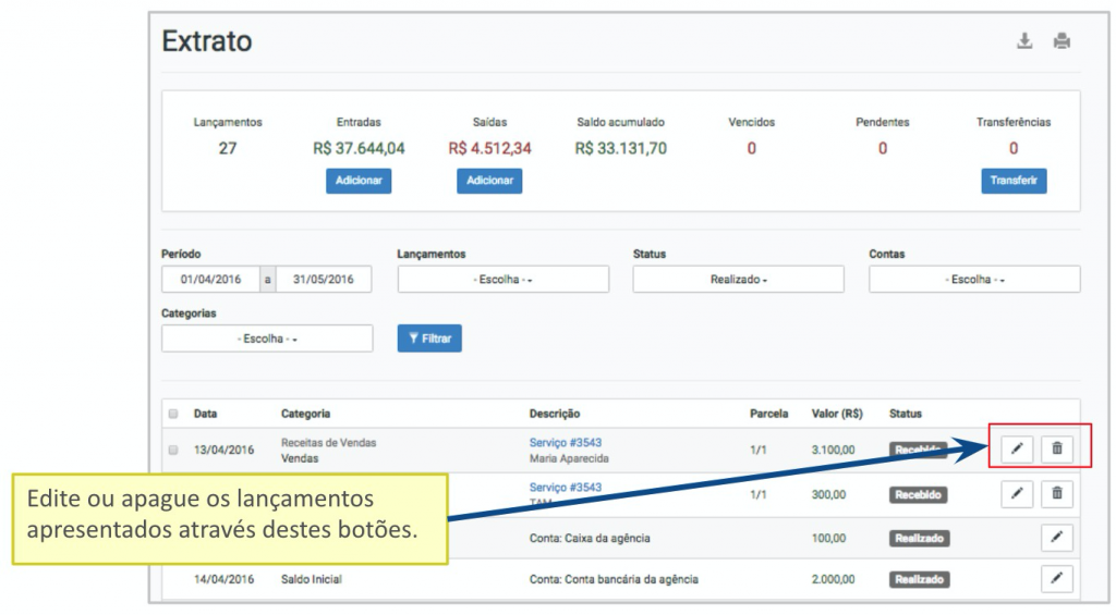 sistema-leady-relatório-extrado-de-contas