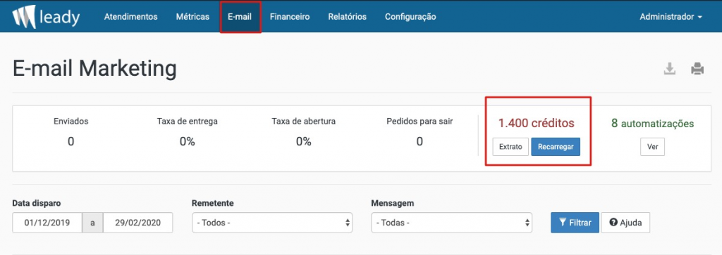 sistema-leady-verificar-créditos-emails