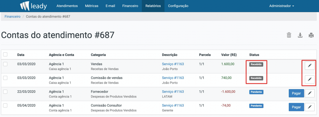 sistema-leady-revertendo-lançamentos-realizados
